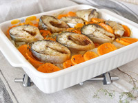 Скумбрия, запеченная в фольге