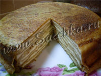 Пирог из блинов