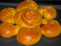 Морковные булочки