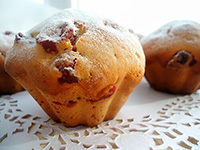 Маффины с вяленой вишней