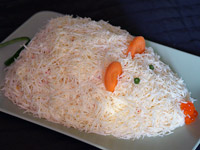 Крабовый салат «Мышка»