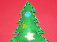 Простенькая елочка из подручных материалов