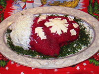 Сельдь под шубой «Варежка»