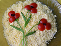 Салат с ананасом и курицей