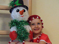 Новогодний снеговик