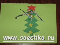 75 занятие - Елка (аппликация)